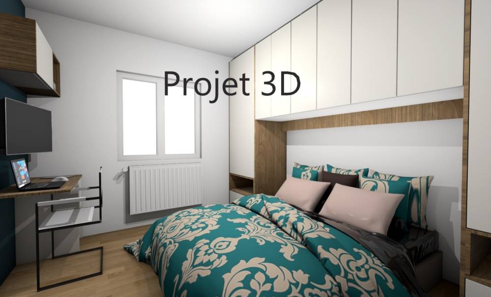 Projet 3D Tete de lit